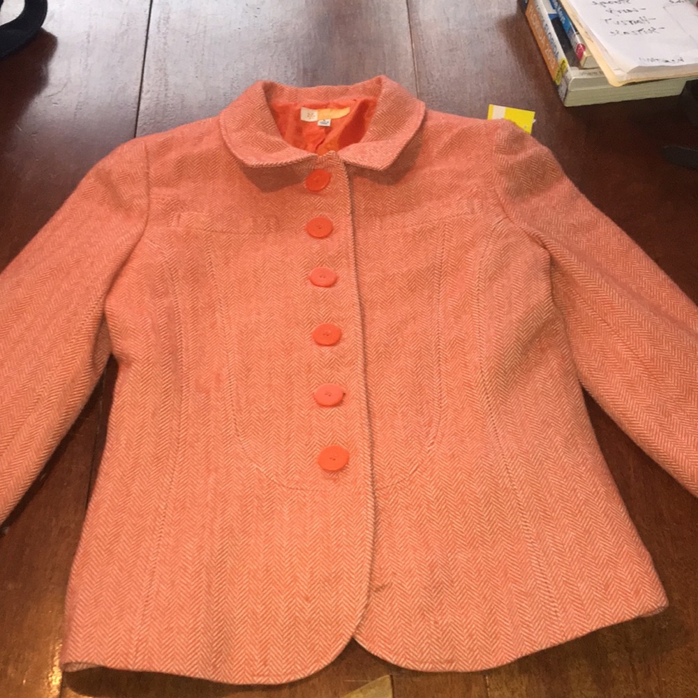 Tulle wool jacket